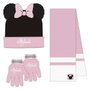 Cerdá Ensemble 3 pièces écharpe Minnie (20x2x52 cm) - Âge recommandé : 36 mois - Rose