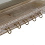 BigBuy Home Miroir mural Blanc Beige Vertical 61 x 10,79 x 38 cm