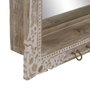 BigBuy Home Miroir mural Blanc Beige Vertical 61 x 10,79 x 38 cm