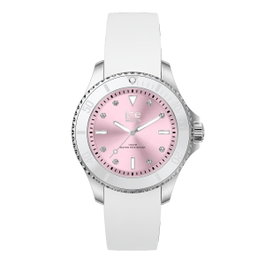 Ice Reloj Ice 020366 avec bracelet blanc et cadran rose