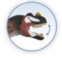 COLLECTA Ceratosaurus Deluxe avec mandibule mobile - Échelle 1:40
