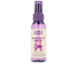 Aussie Huile capillaire légère Reconstructor 100 ml pour cheveux doux et brillants avec huiles de macadamia, jojoba et avocat