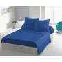 Home Linge Passion Drap plat microfibre 82 g 180 x 290 cm bleu