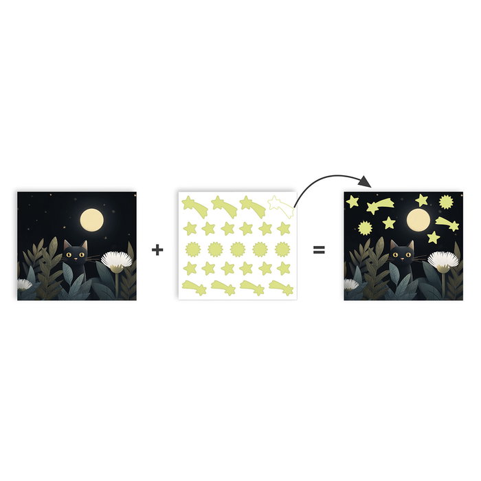 APLI KIDS Boîte de stickers Glow in the Dark Ours 20680 APLI KIDS Boîte de stickers Glow in the Dark Ours 20680