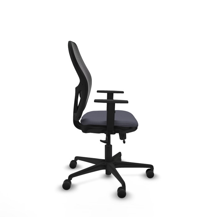 Chaise Jorquera Synchrone/Traslack tissu Gris foncé Maille Noir Base en nylon noir Accoudoir 1D Sans appui-tête Roulettes 65mm nylon Chaise Jorquera Synchrone/Traslack tissu Gris foncé Maille Noir Base en nylon noir Accoudoir 1D Sans appui-tête Roulettes 65mm nylon