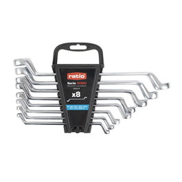 RATIO Jeu de 8 clés fixes étoile acodada