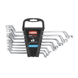 RATIO Jeu de 8 clés fixes étoile acodada