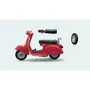 Playmobil 71620 - Garage Vespa Style Rétro Années 60 avec Scooter et Accessoires, Jeu de Construction 88 Pièces