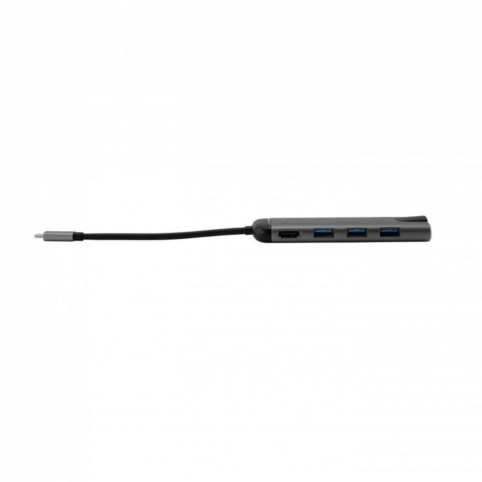Verbatim Hub multiport USB-C - HDMI 4K, 3x USB 3.0, Ethernet, SD/microSD
