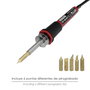 WOLFPACK LINEA PROFESIONAL Soldador et Graveur 30W avec 6 pointes