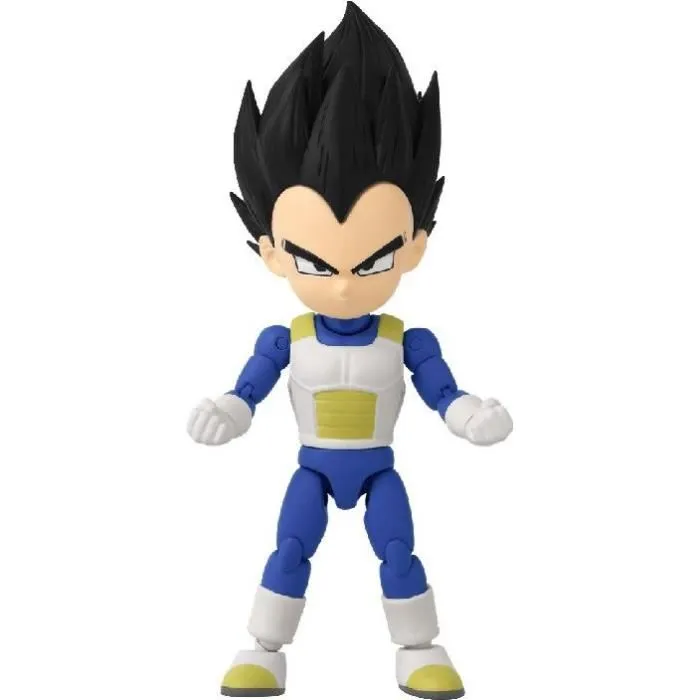 Bandai - Figurine articulée Dragon Ball Daima Mini Vegeta 17 cm - Dragon Star - 16 points d'articulation - Accessoires inclus - A partir de 4 ans