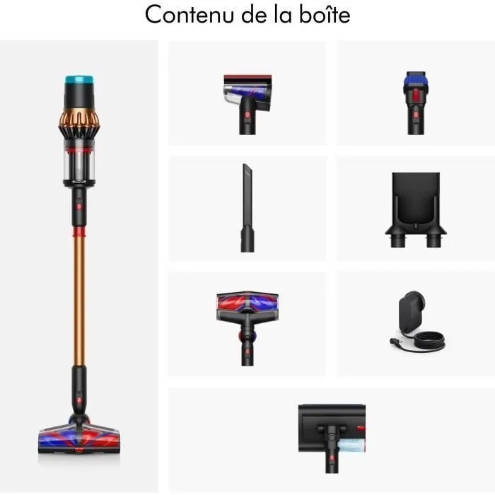 DYSON V16 Piston Animal Submarine - Aspirateur balai sans fil - Puissance 350 Airwatts - 3 en 1 : aspire, lave, aspirateur a main