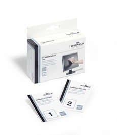 Durable SCREENCLEAN DUO Kit de lingettes nettoyantes pour écrans, 10 pochettes doubles