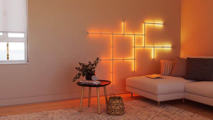 Nanoleaf Lines Squared - Pack d'extension de 3 barres lumineuses LED connectées RGBW