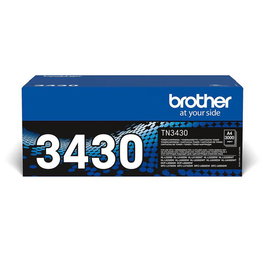 Brother TN-3430 - Cartouche de toner noir originale pour imprimante - Rendement 3000 pages - Compatibilité et fiabilité garanties