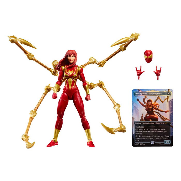 Hasbro Marvel Legends Mary Jane Watson (Iron Spider) - 15 cm avec carte Magic: The Gathering