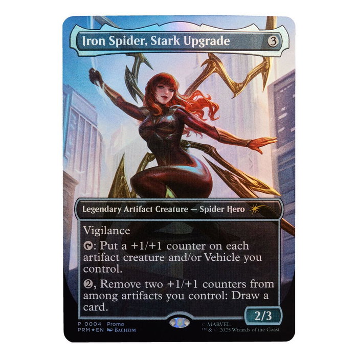 Hasbro Marvel Legends Mary Jane Watson (Iron Spider) - 15 cm avec carte Magic: The Gathering