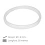 WOLFPACK LINEA PROFESIONAL Fil de fer plastifié Maurer 1,2 mm blanc (bobine 50 mètres)