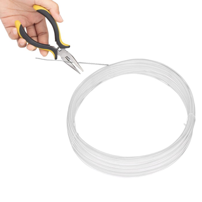 WOLFPACK LINEA PROFESIONAL Fil de fer plastifié Maurer 1,2 mm blanc (bobine 50 mètres) WOLFPACK LINEA PROFESIONAL Fil de fer plastifié Maurer 1,2 mm blanc (bobine 50 mètres)