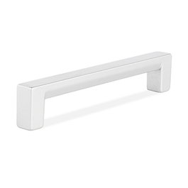 HERRAJES ALK Tirador Olano L104 C96 en Zamak, Finition Mate Blanc et Noir avec Gris RAL9006