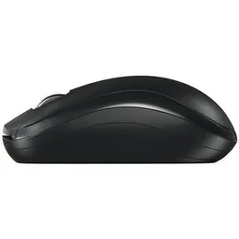 Cherry MW 2200 - Souris sans fil ergonomique 2,4 GHz compacte, 1300 dpi, nano-récepteur USB, symétrique pour gauchers et droitiers, pile AA incluse, Noir
