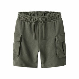 Pantalon court Name It Nkmollie Cargo Noos Olive Enfant Homme