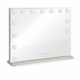 Livoo Miroir de maquillage Hollywood DOS207 Blanc