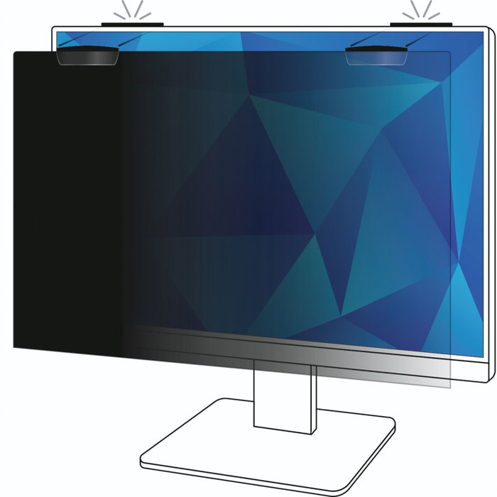 3M Filtre de confidentialité magnétique pour moniteur 25in 16:10 PF250W1EM