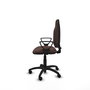 PIQUERAS Y CRESPO Chaise de bureau Algarra similicuir marron foncé