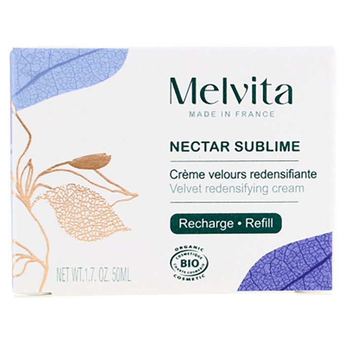 Melvita Crème Redensifiante Veloutée Nectar Sublime 50 ml - Anti-âge, Fermeté, Rides