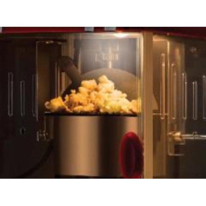 Unold 48535 - Machine à Pop-Corn Rétro Rouge, Appareil à Pop-Corn