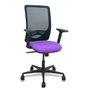 PIQUERAS Y CRESPO Chaise Zulema Synchro Violet et Noir avec Accoudoirs 2D
