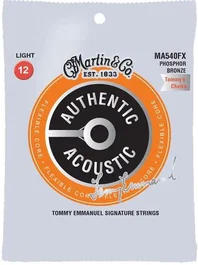 MARTIN Jeu de cordes acoustique Authentic SP Flexible Phosphor/BZ Light 12-54