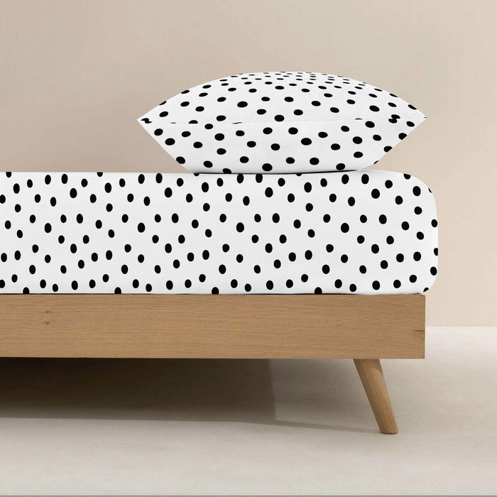 Drap housse Kids&Cotton Kibo Noir 60x120cm Drap housse Kids&Cotton Kibo Noir 60x120cm