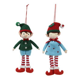 Decoris Lutin en polyester pour suspendre modèles variés 8 x 3 x 17 cm
