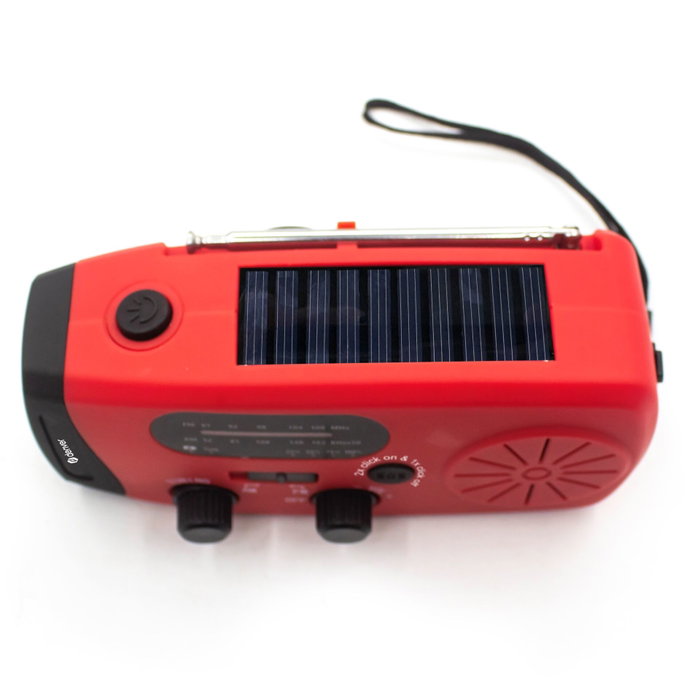 Denver SCR-2007 Radio avec panneau solaire et manivelle