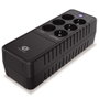 Conceptronic ZEUS09E UPS 850 VA 490 W Onduleur Standby, 6 Prises Schuko, Protection Surtension, Noir