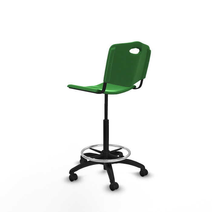 PIQUERAS Y CRESPO Tabouret Robledo Pivotant Vert sans accoudoirs