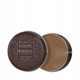 Eveline Cosmetics Bronzer Crème Choco Glamour - Teinte 01 Choco Glam - 20 g - Maquillage visage pour femmes