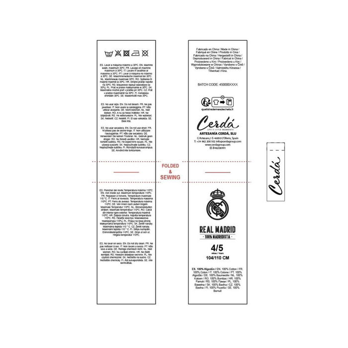 Lot de slips Real Madrid C.F. Multicouleur XS