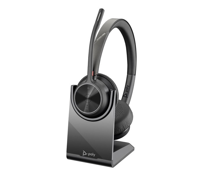 HP Voyager 4320 UC Stereo USB-A avec adaptateur BT700 et socle de chargement - Noir
