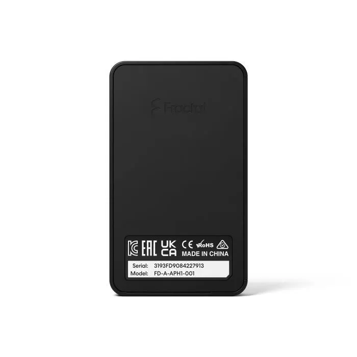 Fractal Design Adjust Pro Hub - Contrôleur de ventilateurs et éclairage ARGB PC - Gestion jusqu'à 16 appareils ARGB Gen 2 - Interface web - Connexion Micro-USB - Noir