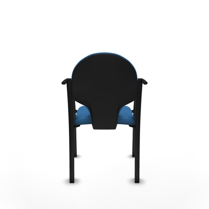 Piqueras Y Crespo Chaise Hellín Bleu Clair avec Bras Fixes Piqueras Y Crespo Chaise Hellín Bleu Clair avec Bras Fixes