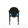 Piqueras Y Crespo Chaise Hellín Bleu Clair avec Bras Fixes