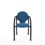 Piqueras Y Crespo Chaise Hellín Bleu Clair avec Bras Fixes