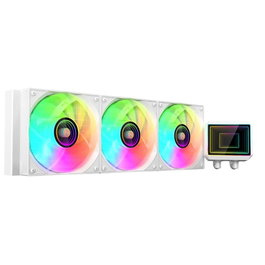 Mars Gaming ML-TWO360W Kit de Refroidissement Liquide AIO 360mm ARGB Blanc 3x120mm 600W TDP