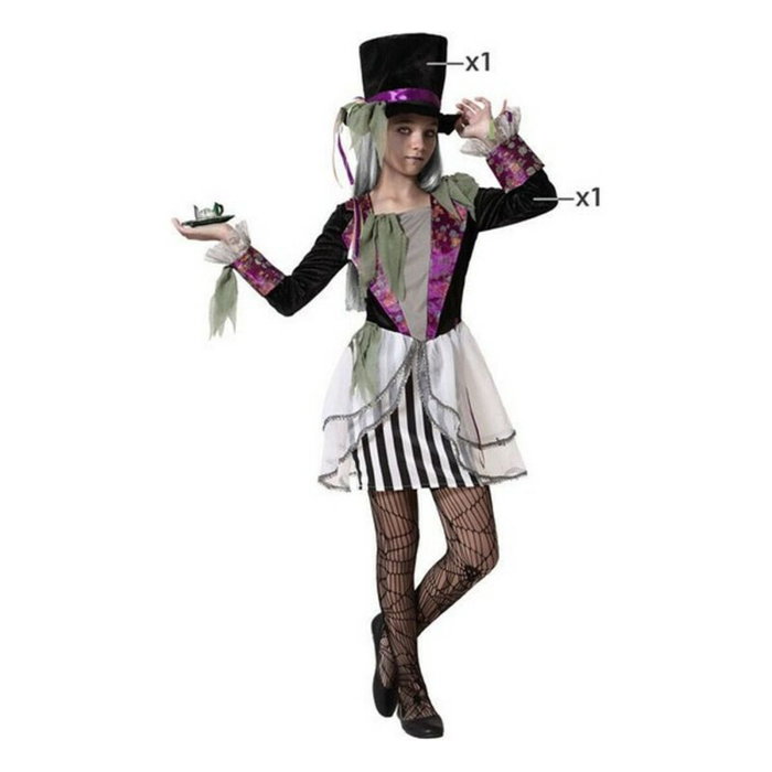 BigBuy Carnival Déguisement Chapelier Fou pour Enfant, 3-4 Ans BigBuy Carnival Déguisement Chapelier Fou pour Enfant, 3-4 Ans