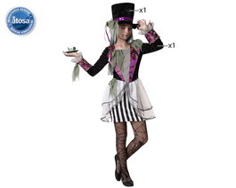 Déguisement pour Enfants Femme chapelier fou