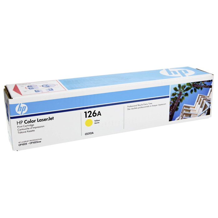 HP Cartouche de Toner 126A CE312A Jaune