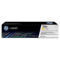 HP Toner 126A CE312A Jaune 1 000 Pages LaserJet Pro CP1025NW